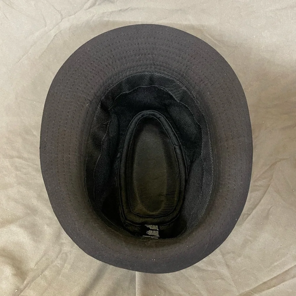 Vintage 90’s Forever 21 fedora with hot pink satin hat band unisex